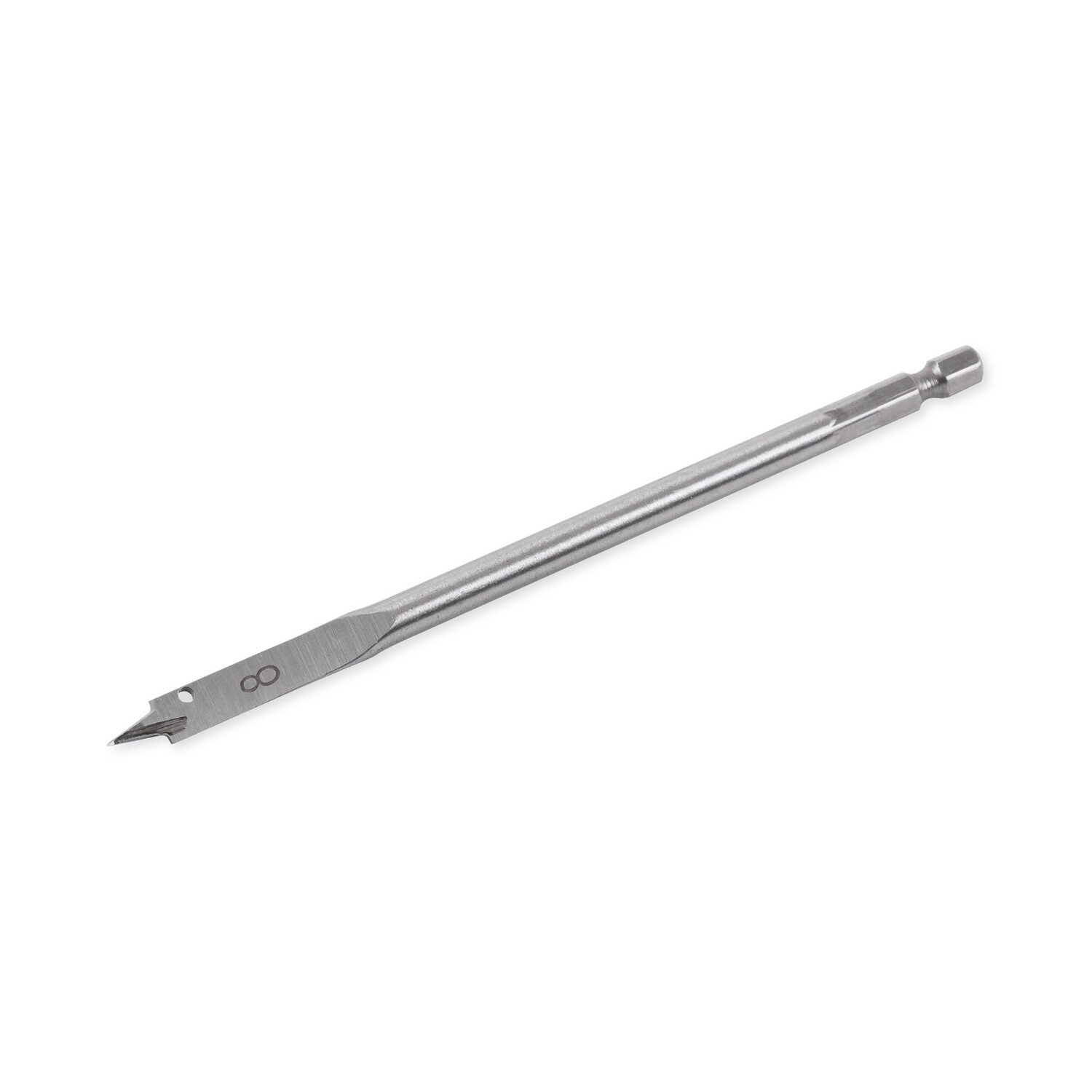 Ø 8 mm Holzbohrer Flachfräsbohrer Flachbohrer Bohrer 1/4&quot; Sechskant Aufnahme
