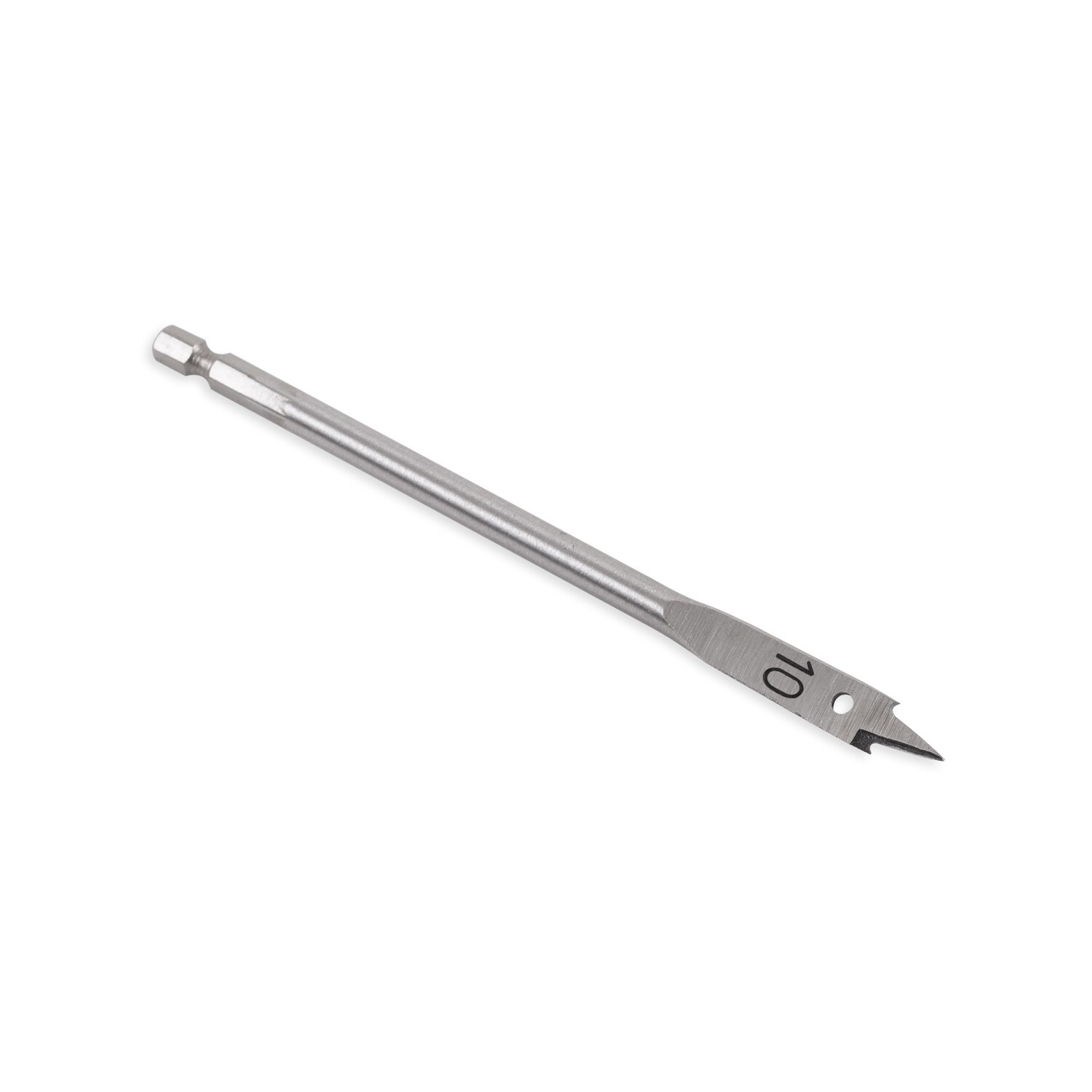 Ø 10 mm Holzbohrer Flachfräsbohrer Flachbohrer Bohrer 1/4" Sechskant Aufnahme