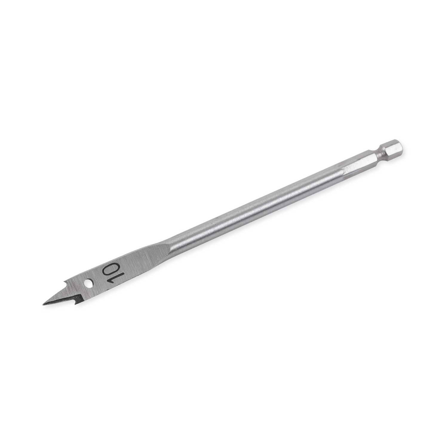 Ø 10 mm Holzbohrer Flachfräsbohrer Flachbohrer Bohrer 1/4&quot; Sechskant Aufnahme