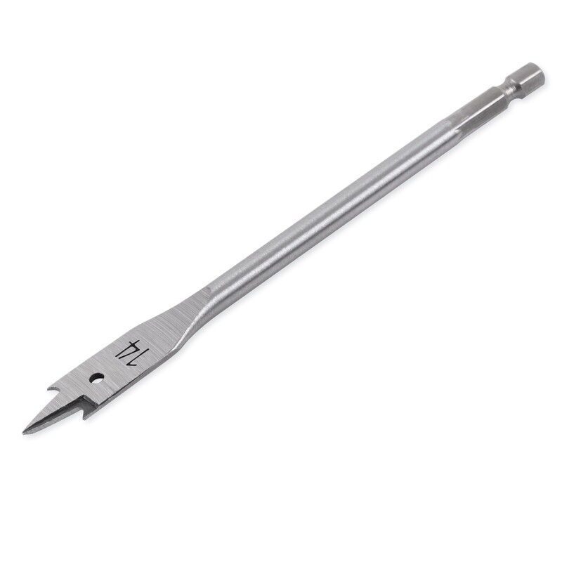 Ø 14 mm Holzbohrer Flachfräsbohrer Flachbohrer Bohrer 1/4&quot; Sechskant Aufnahme