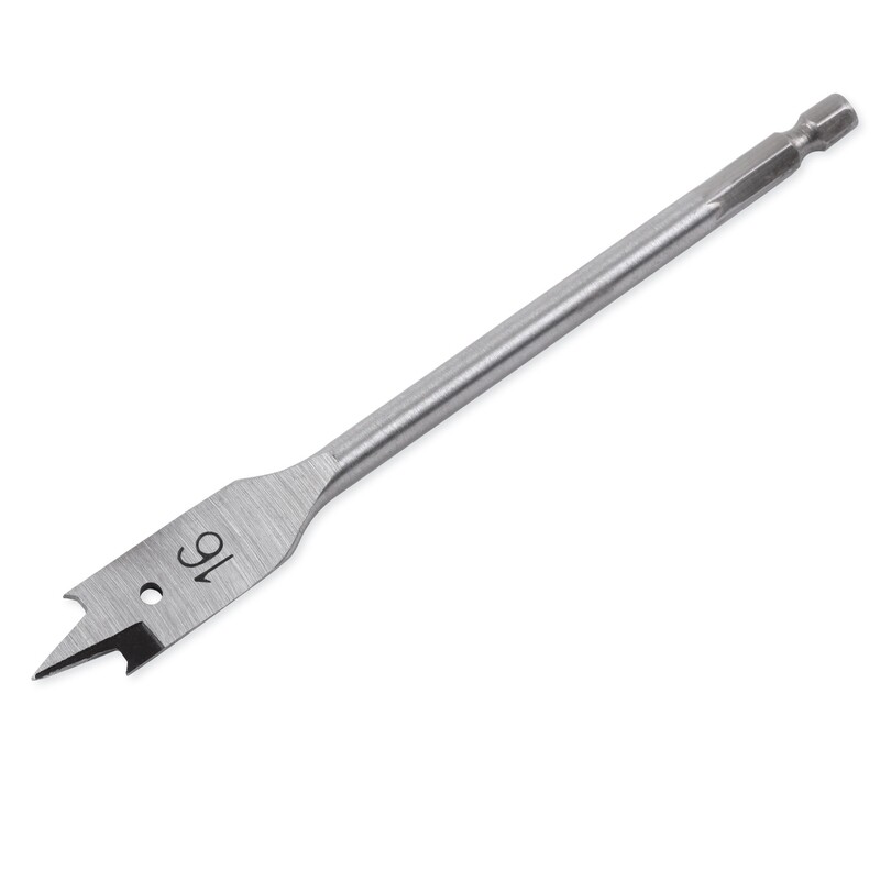 Ø 16 mm Holzbohrer Flachfräsbohrer Flachbohrer Bohrer 1/4&quot; Sechskant Aufnahme