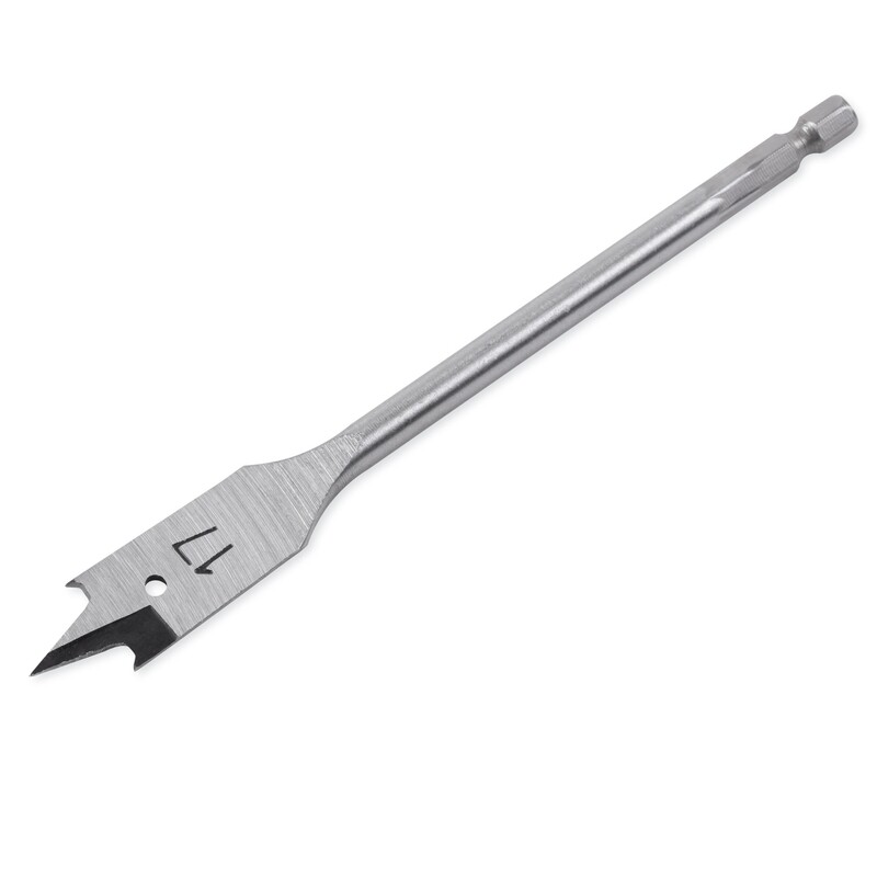 Ø 17 mm Holzbohrer Flachfräsbohrer Flachbohrer Bohrer 1/4&quot; Sechskant Aufnahme