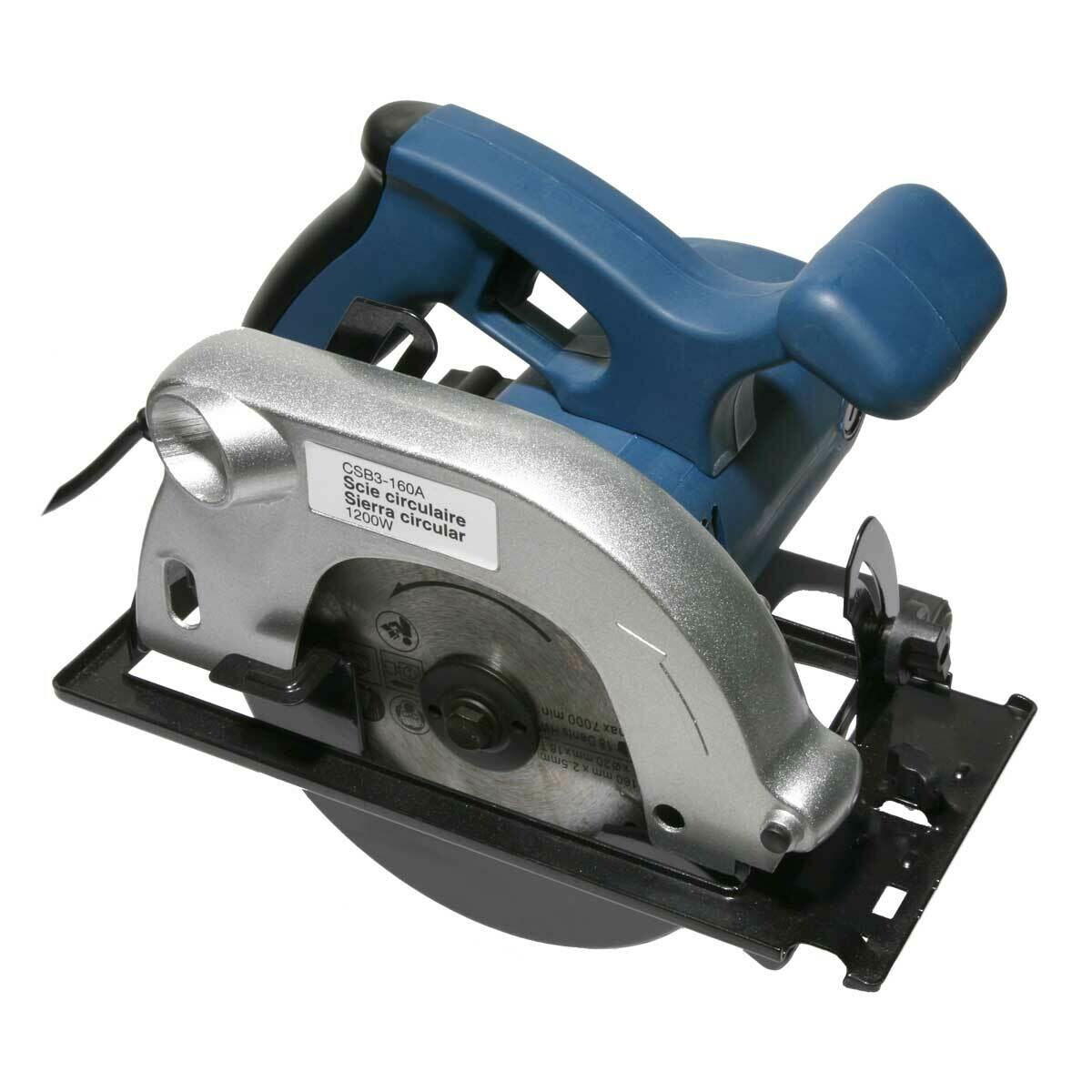 Ø 160 mm 1200 Watt Kreissäge Handkreissäge Säge Saege + Sägeblatt inkl.