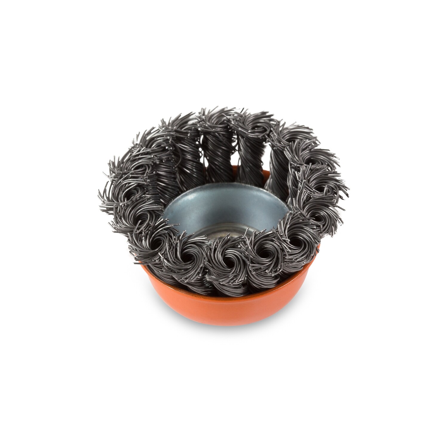 Topfbürste Drahtbürste Bürste Ø 65 mm gezopft M14 für Winkelschleifer