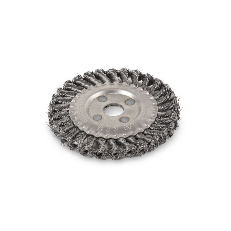 Scheibenbürste Drahtbürste Bürste Ø 150 x 22,2 mm gezopft für Winkelschleifer