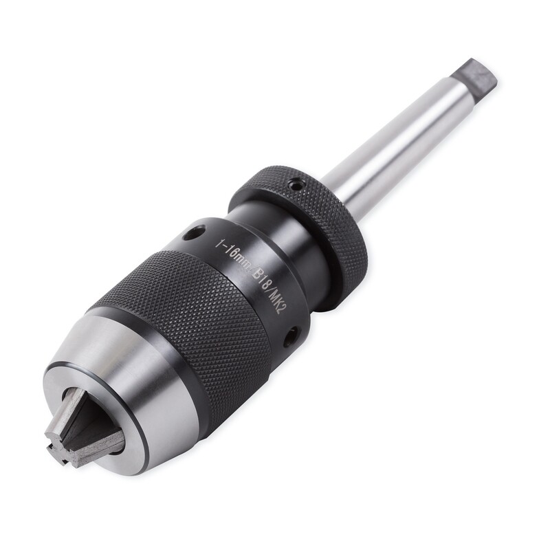 Schnellspannbohrfutter Bohrfutter 1 - 16 mm Konus B18 mit Kegeldorn MK2