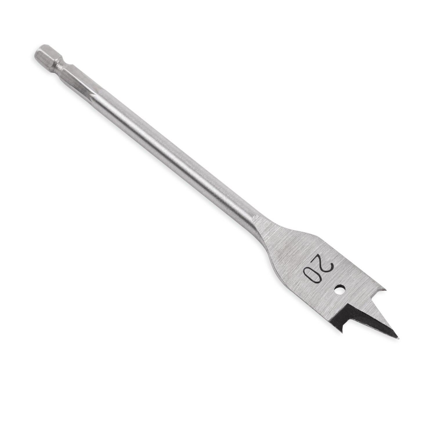 Holzbohrer Flachfräsbohrer Flachbohrer Bohrer 1/4" Sechskant Aufnahme Ø 20 mm