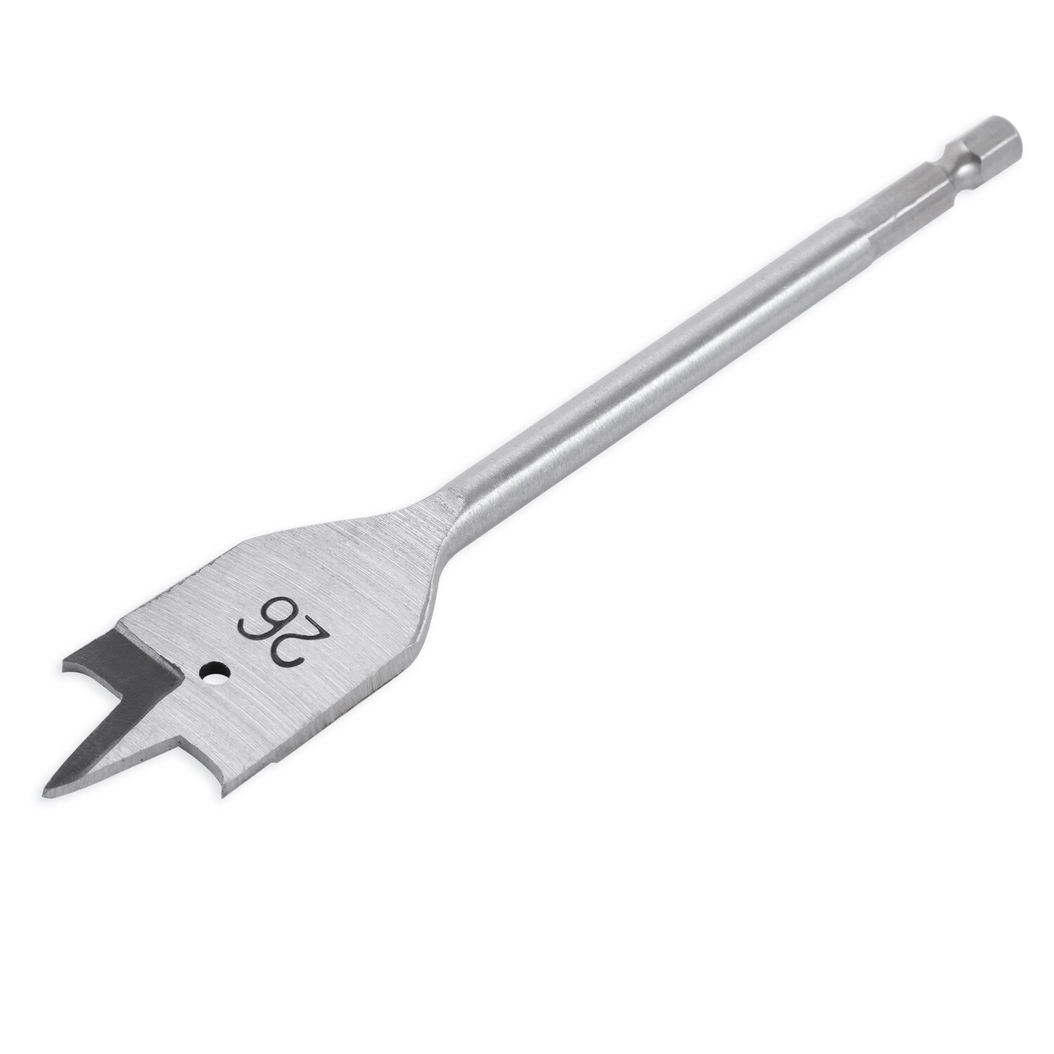 Holzbohrer Flachfräsbohrer Flachbohrer Bohrer 1/4" Sechskant Aufnahme Ø 26 mm