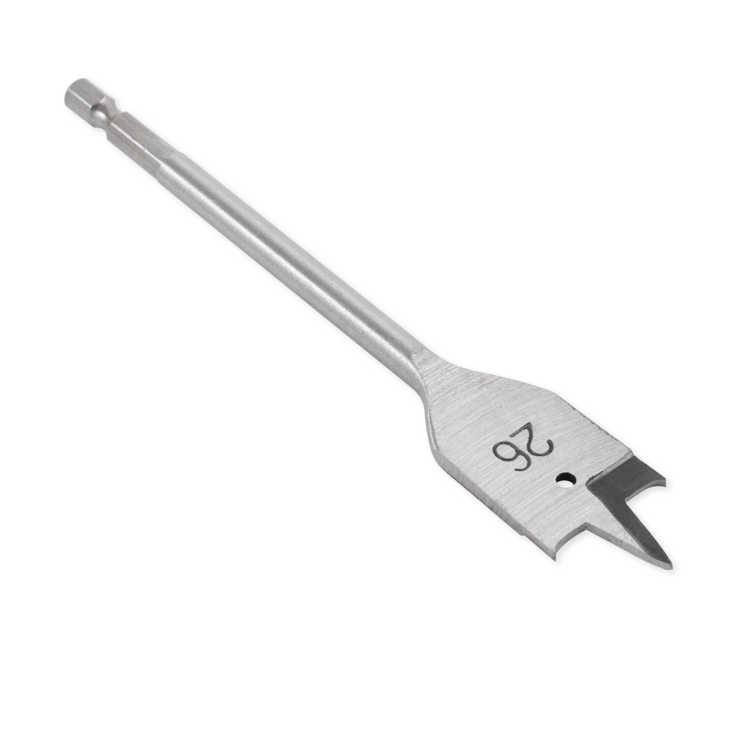 Holzbohrer Flachfräsbohrer Flachbohrer Bohrer 1/4" Sechskant Aufnahme Ø 26 mm