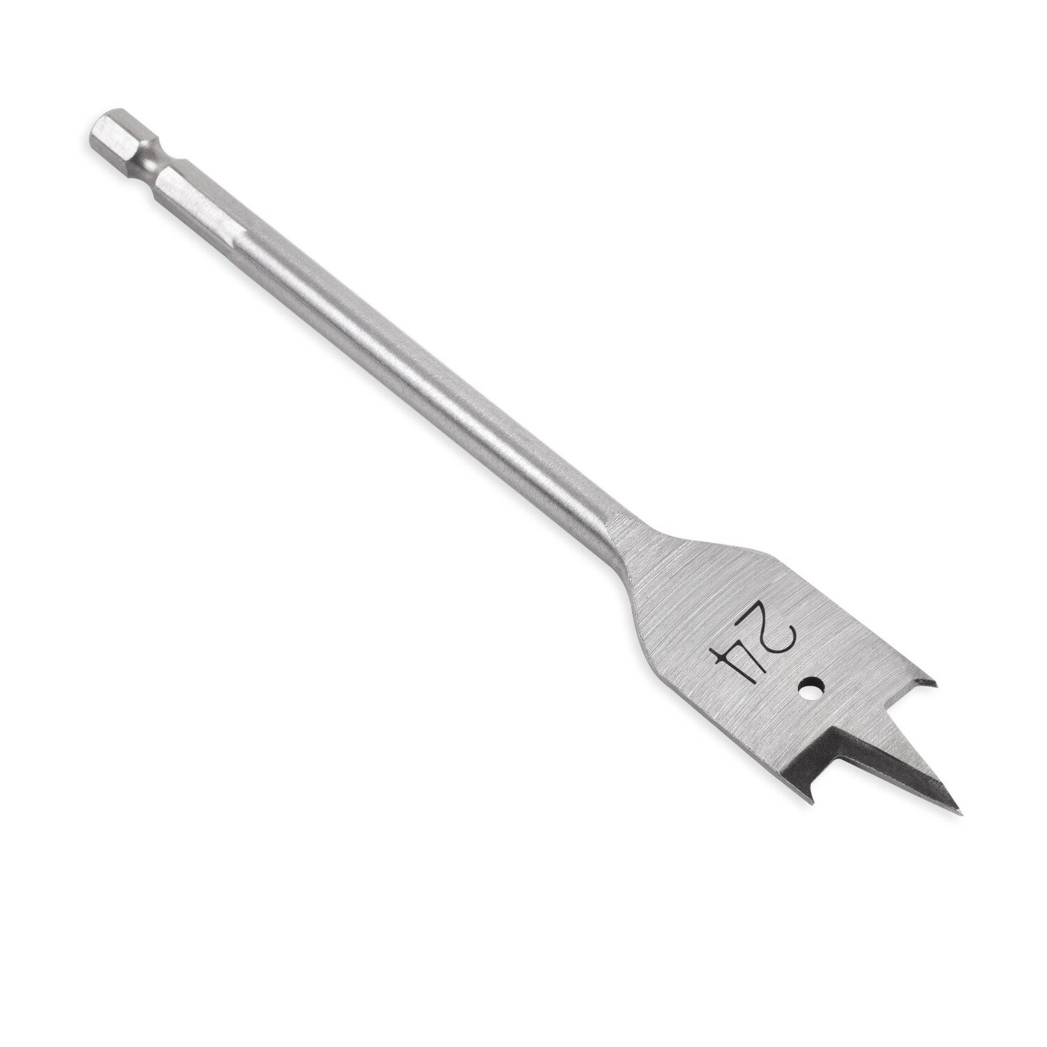 Holzbohrer Flachfräsbohrer Flachbohrer Bohrer 1/4" Sechskant Aufnahme Ø 24 mm