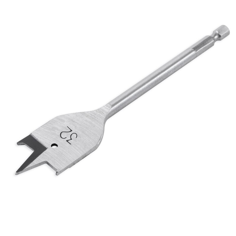 Holzbohrer Flachfräsbohrer Flachbohrer Bohrer 1/4&quot; Sechskant Aufnahme Ø 32 mm