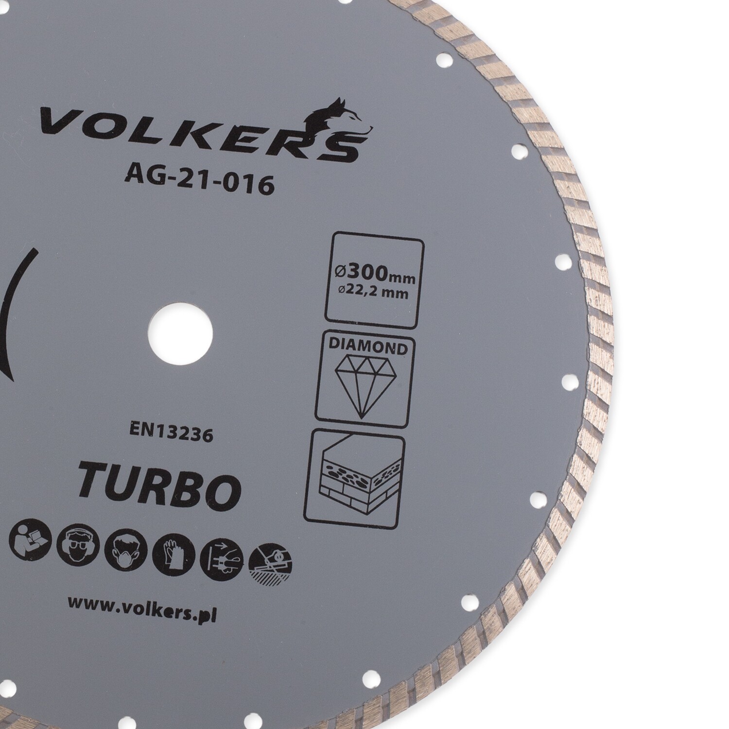 Turbo Ø 300 x 22,2 mm Universal Diamanttrennscheibe Trennscheibe Beton Stein