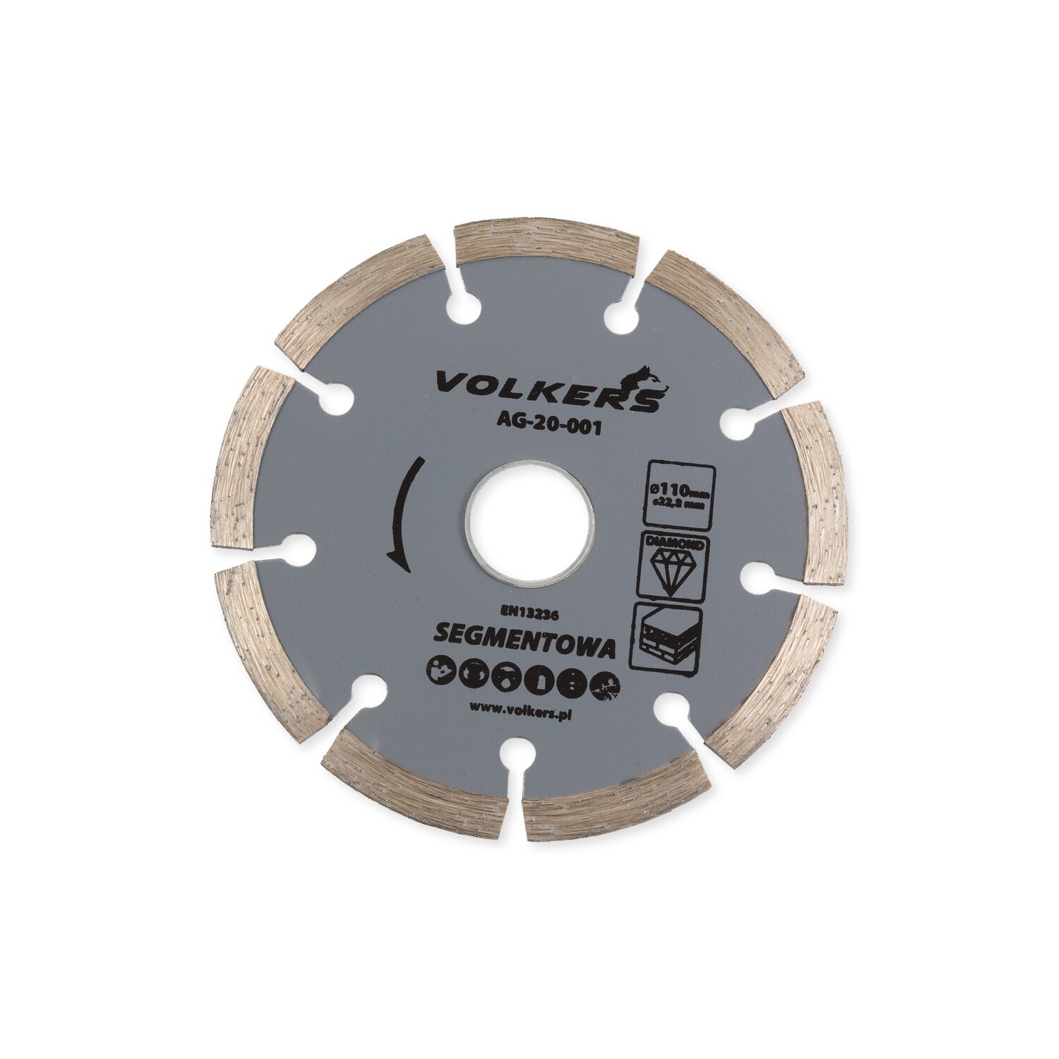 Universal Ø 110 x 22,2 mm Diamanttrennscheibe Trennscheibe Beton Ziegel Stein