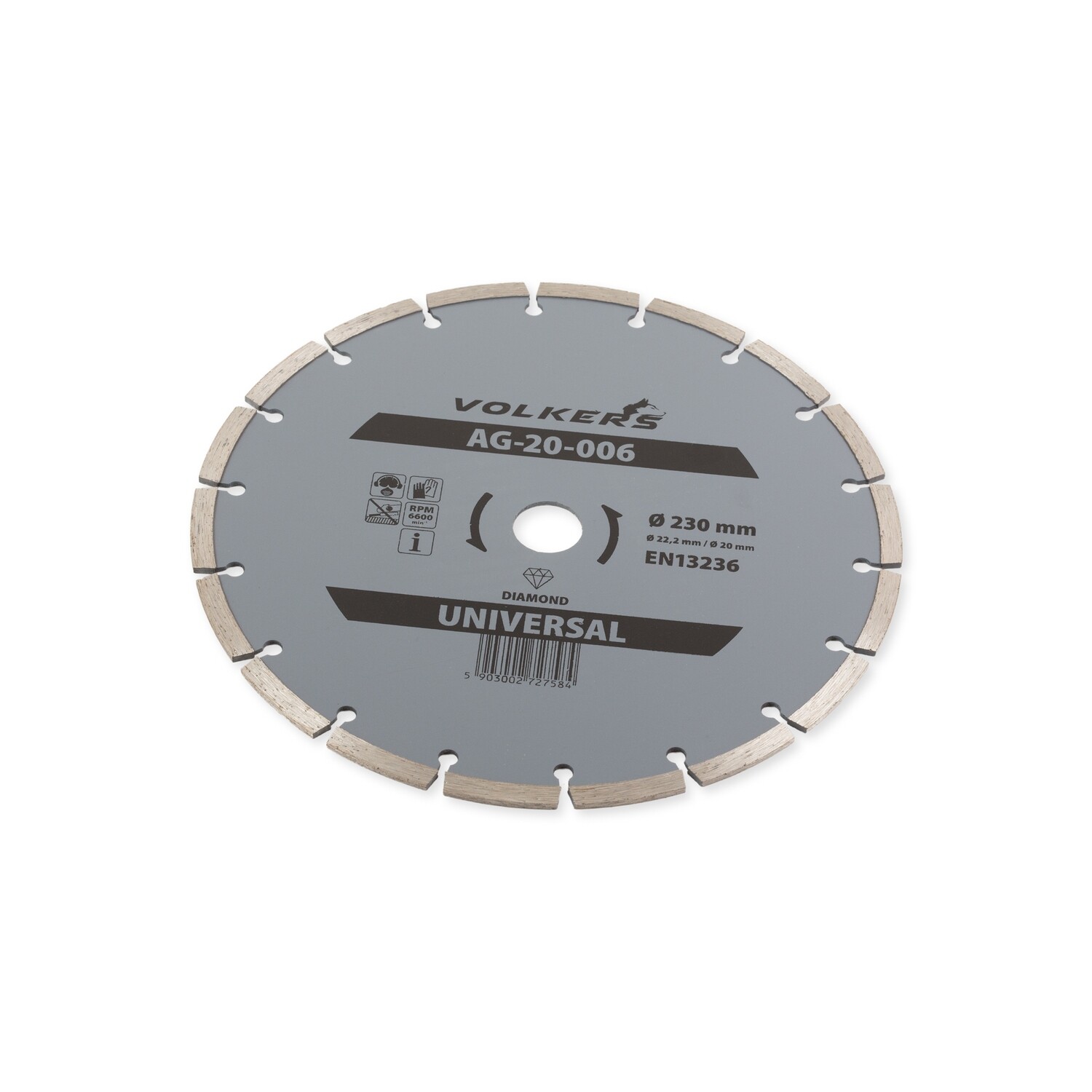 Universal Ø 230 x 22,2 mm Diamanttrennscheibe Trennscheibe Beton Ziegel Stein