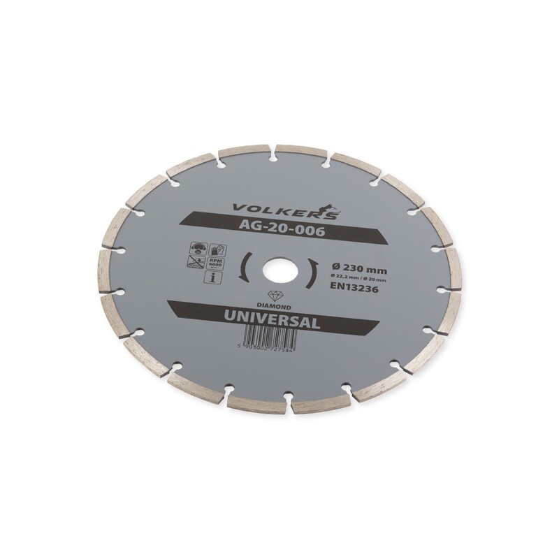 Universal Ø 230 x 22,2 mm Diamanttrennscheibe Trennscheibe Beton Ziegel Stein