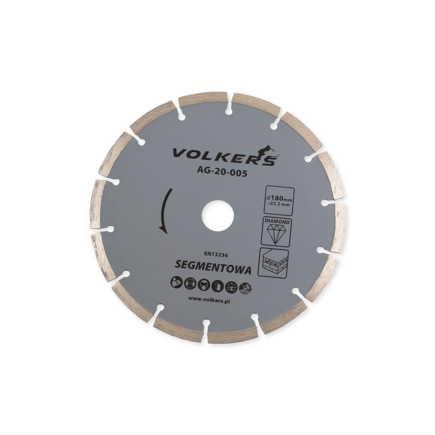 Universal Ø 180 x 22,2 mm Diamanttrennscheibe Trennscheibe Beton Ziegel Stein