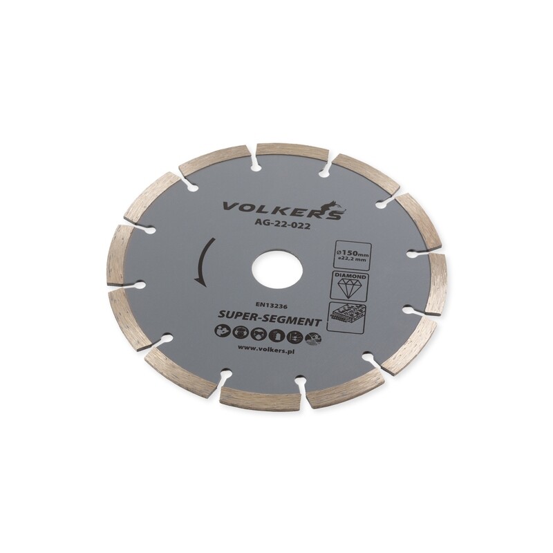 Diamanttrennscheibe für Stahlbeton Ø 125 x 22,2 mm Trennscheibe Beton Stein