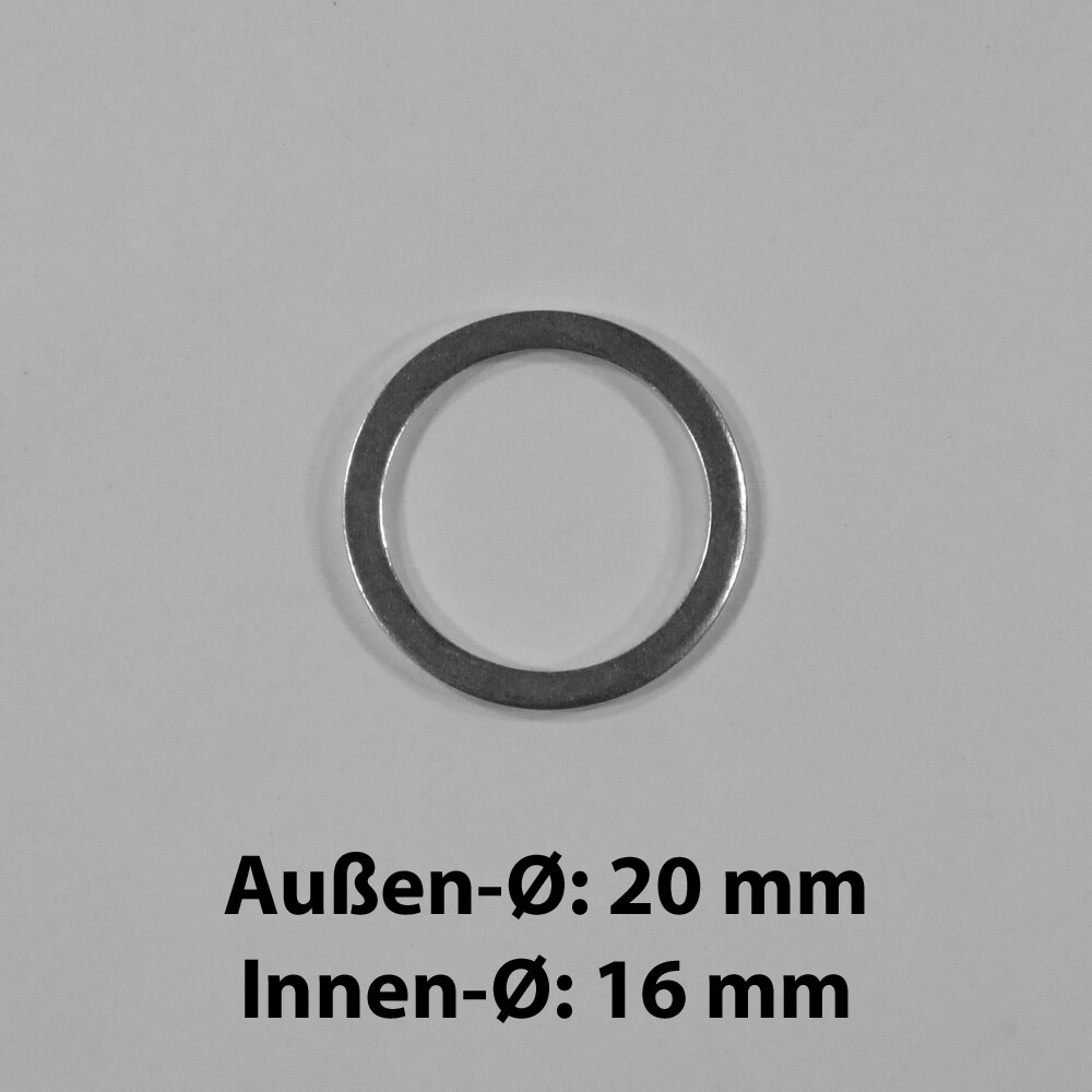 Reduzierring von 20 mm auf 16 mm Ersatzring für Kreissägeblatt Trennscheibe