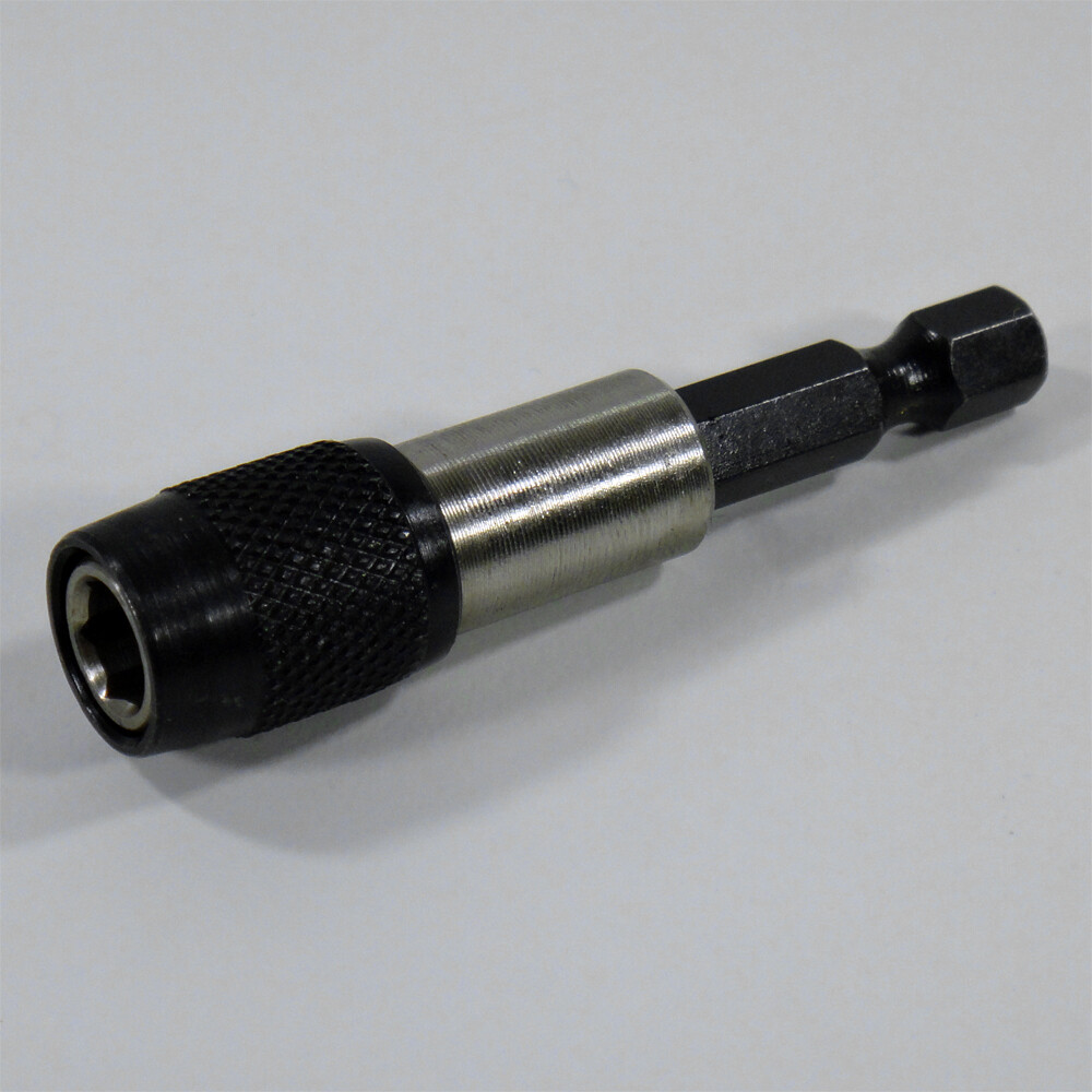 Magnet Schraubendreher Bithalter mit Schnellwechselhülse 1/4 Zoll - Länge 60 mm