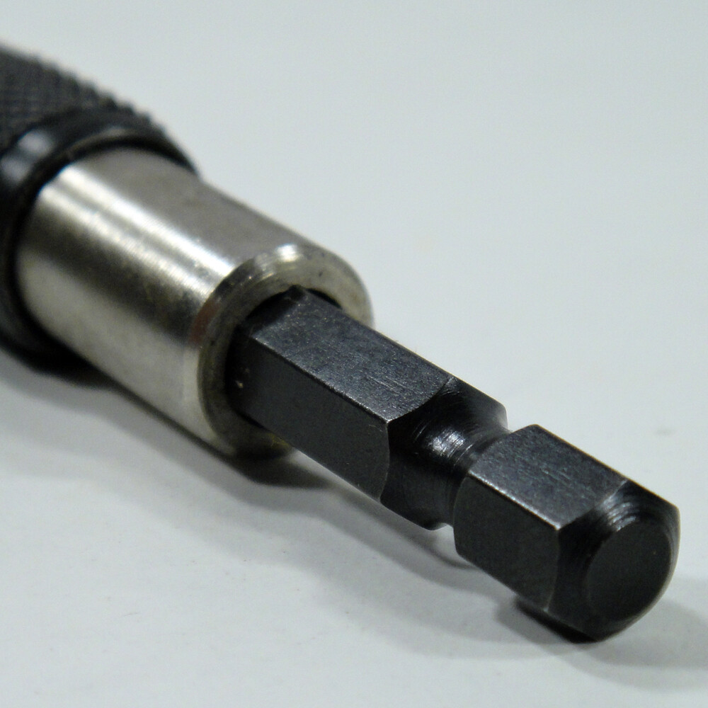 Magnet Schraubendreher Bithalter mit Schnellwechselhülse 1/4 Zoll - Länge 60 mm