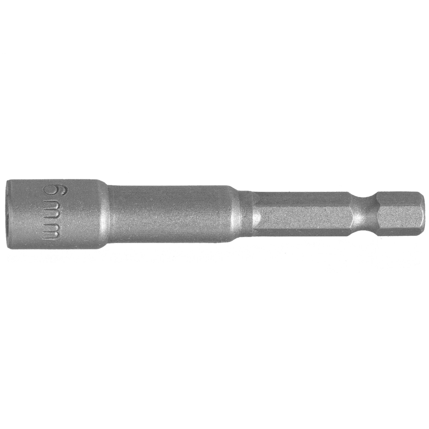 Magnet M6 1/4 Zoll Steckschlüssel Einsatz 6 mm Sechskant Nuß 65 mm Stecknuß