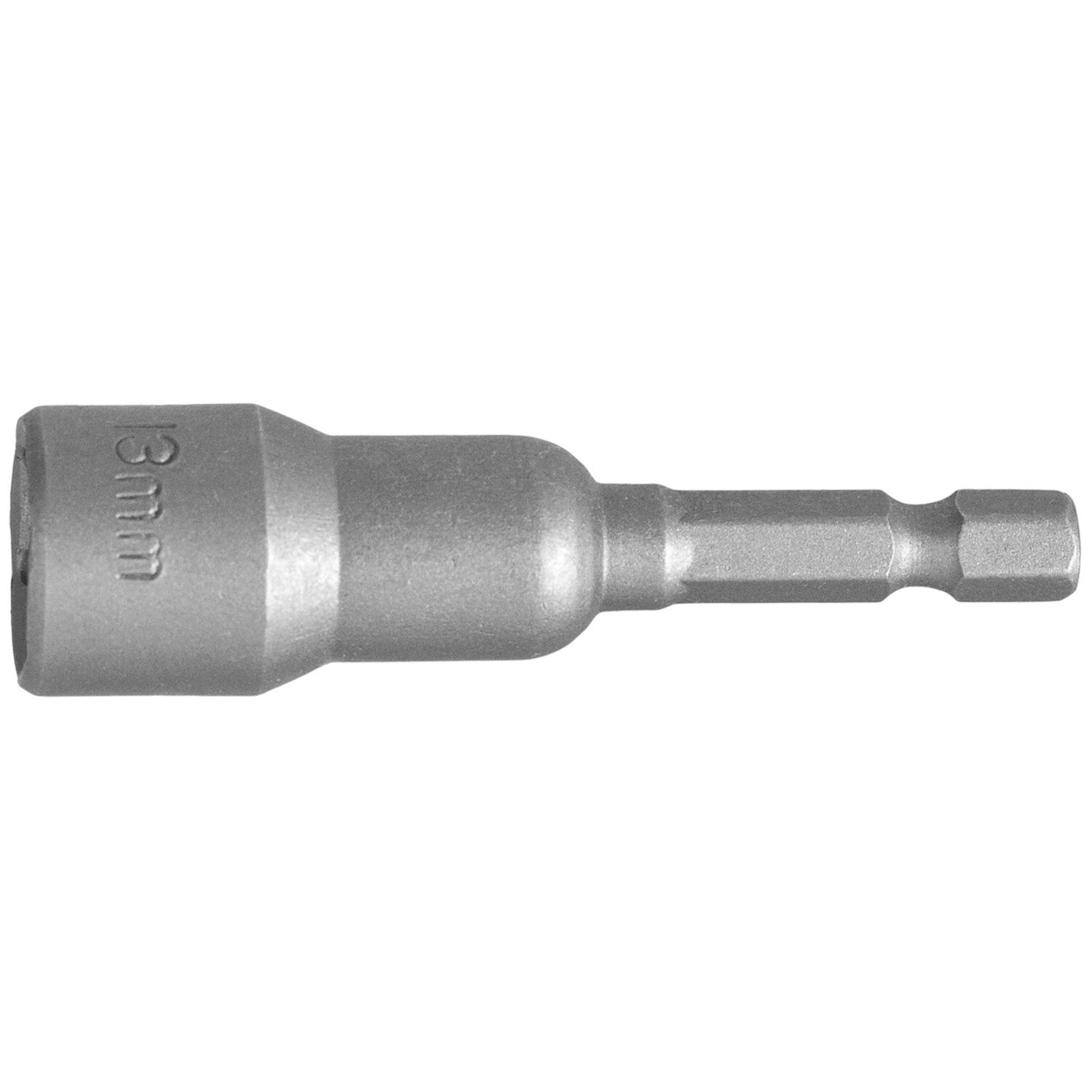 Magnet M13 1/4 Zoll Steckschlüssel Einsatz 13 mm Sechskant Nuß 65 mm Stecknuß