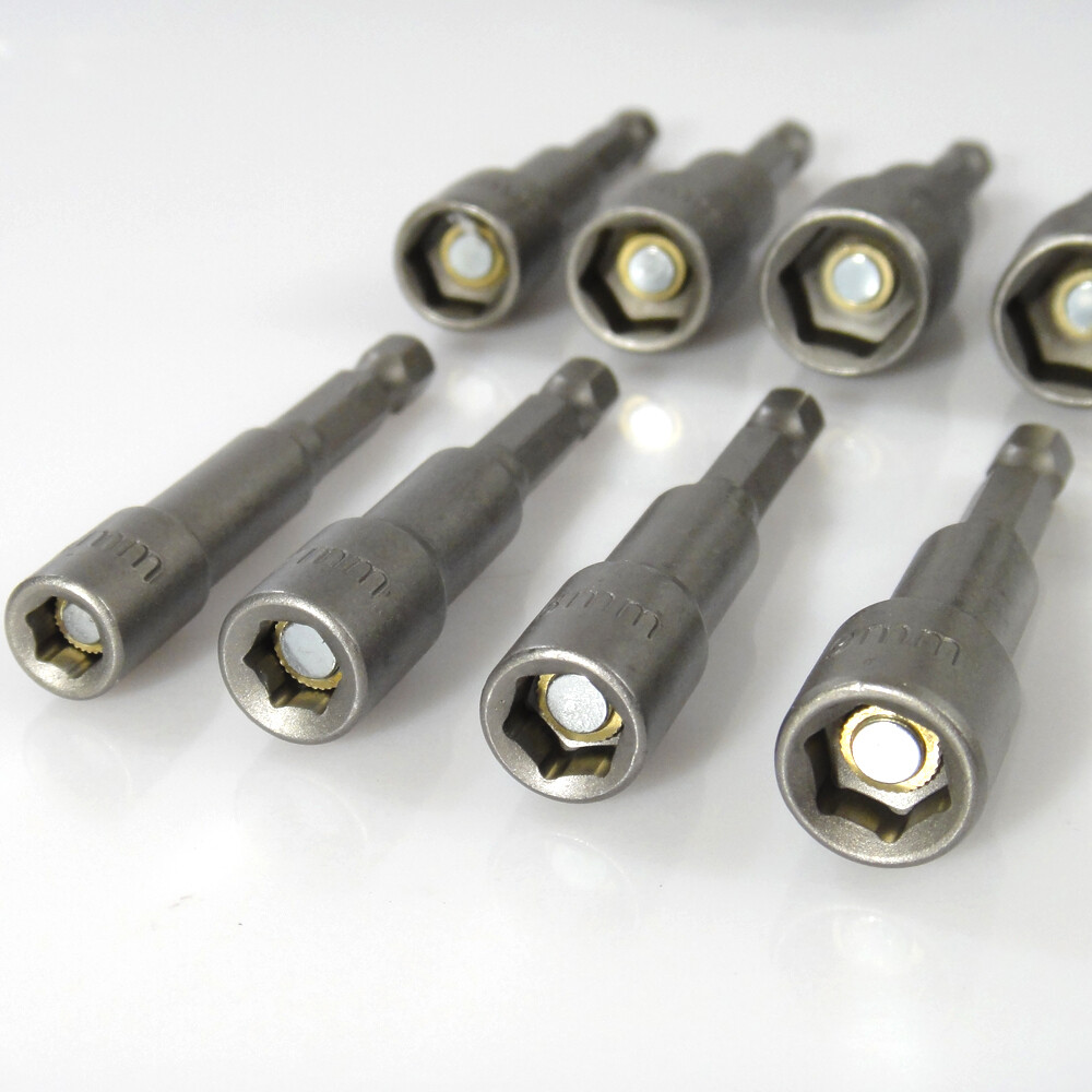 1/4" Zoll Bit Steckschlüsselsatz 8 tgl M6 M7 M8 M9 M10 M11 M12 M13 Sechskant Nuß