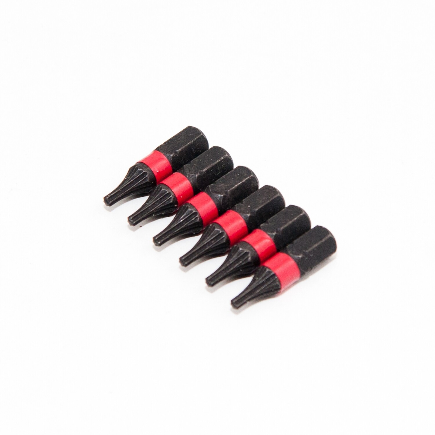 6 x Torx TX8 x 25 mm 1/4 Zoll Quality Bits aus S2-Stahl Schrauberbit Torx8 T8