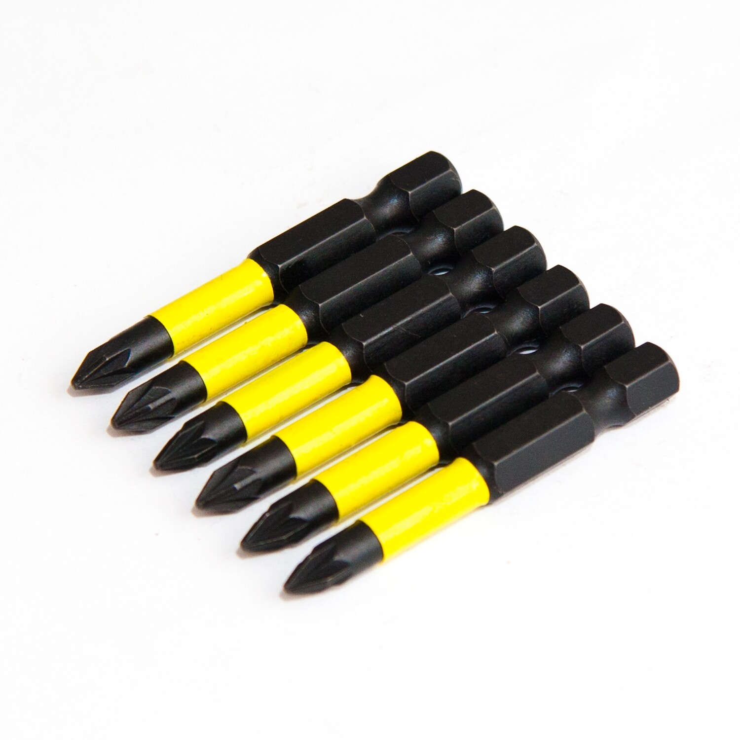 6 x PZ1 x 50 mm 1/4 Zoll S2-Stahl High Quality Bit Schrauberbit PZ1 Kreuzschlitz