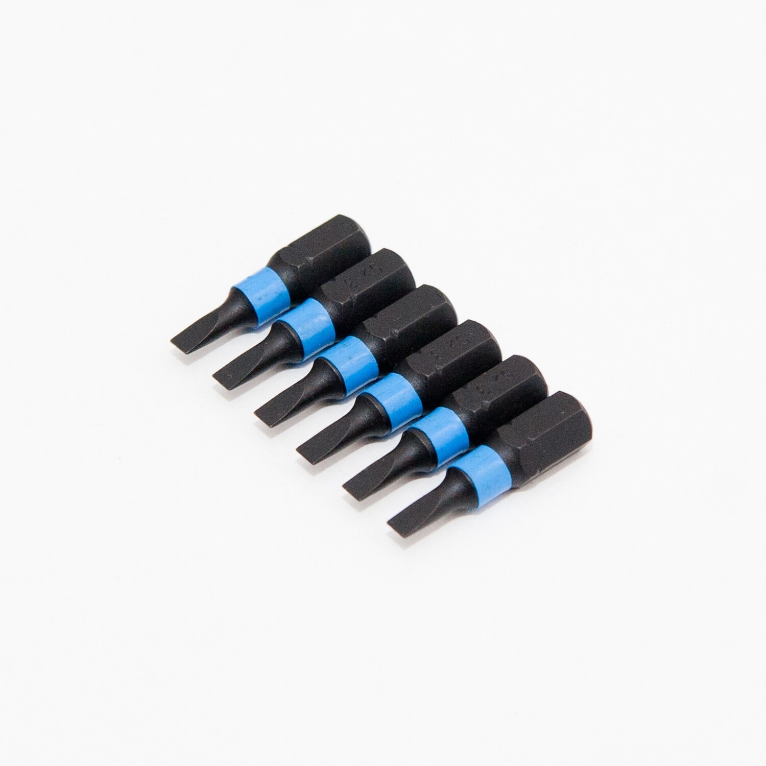 6 x SL0.6 x 3 x 25 mm 1/4 Zoll S2-Stahl High Quality Bits Schrauberbit Schlitz