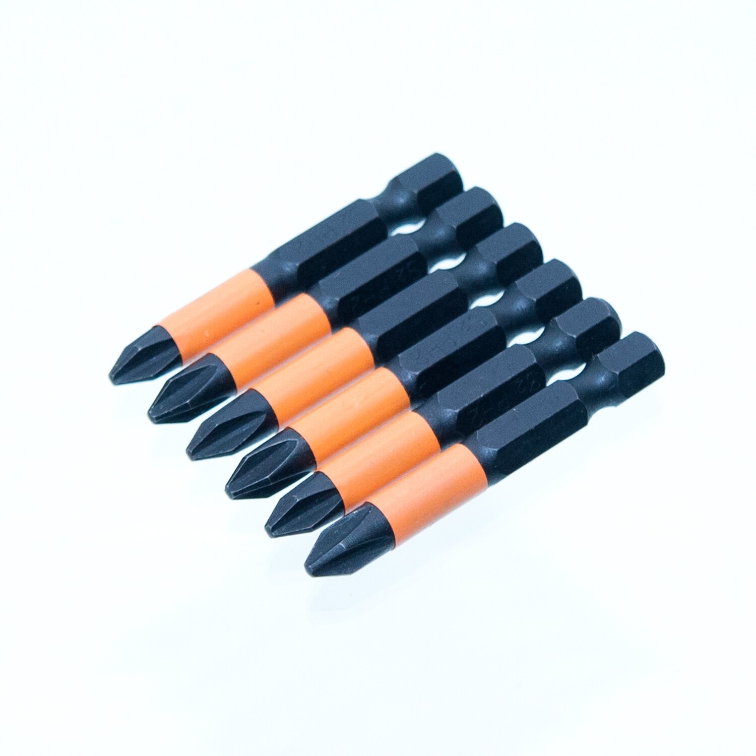 6 x PH2 x 50 mm 1/4 Zoll S2-Stahl High Quality Bit Schrauberbit PH3 Kreuzschlitz