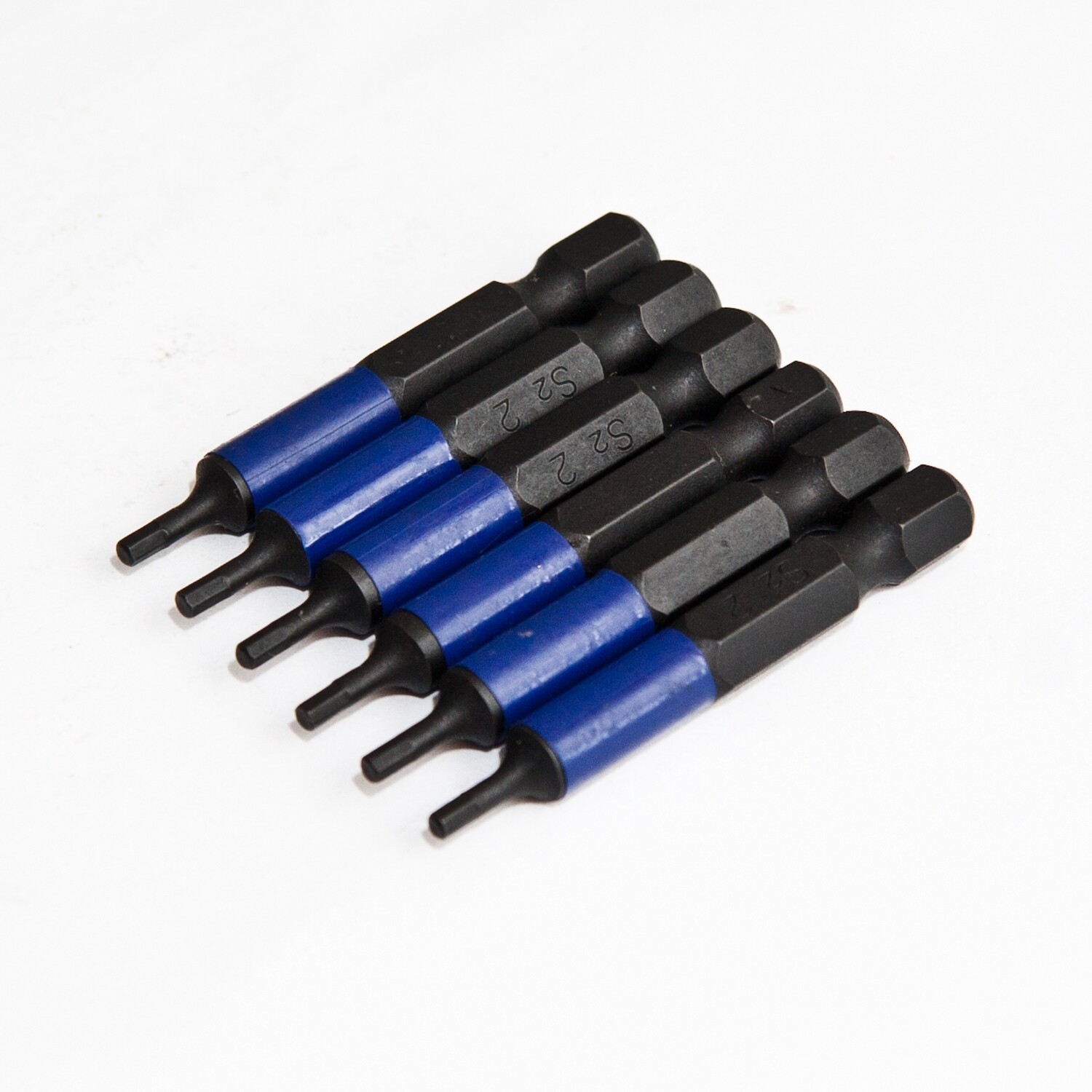 6 x H2 x 50 mm 1/4 Zoll S2-Stahl High Quality Bit Schrauberbit HEX2