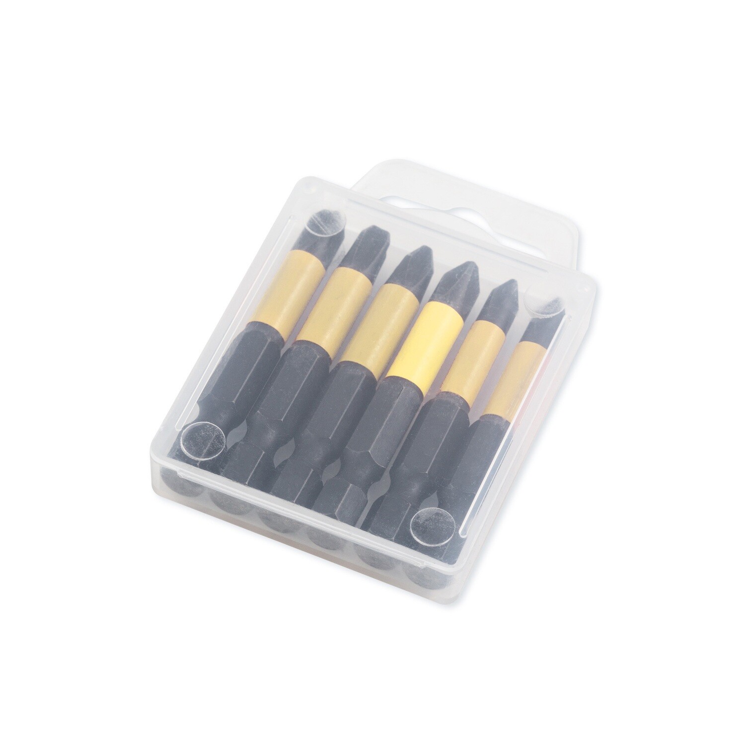 6 x PZ x 50 mm 1/4" S2-Stahl High Quality Bit Schrauberbit PZ1 PZ2 Kreuzschlitz
