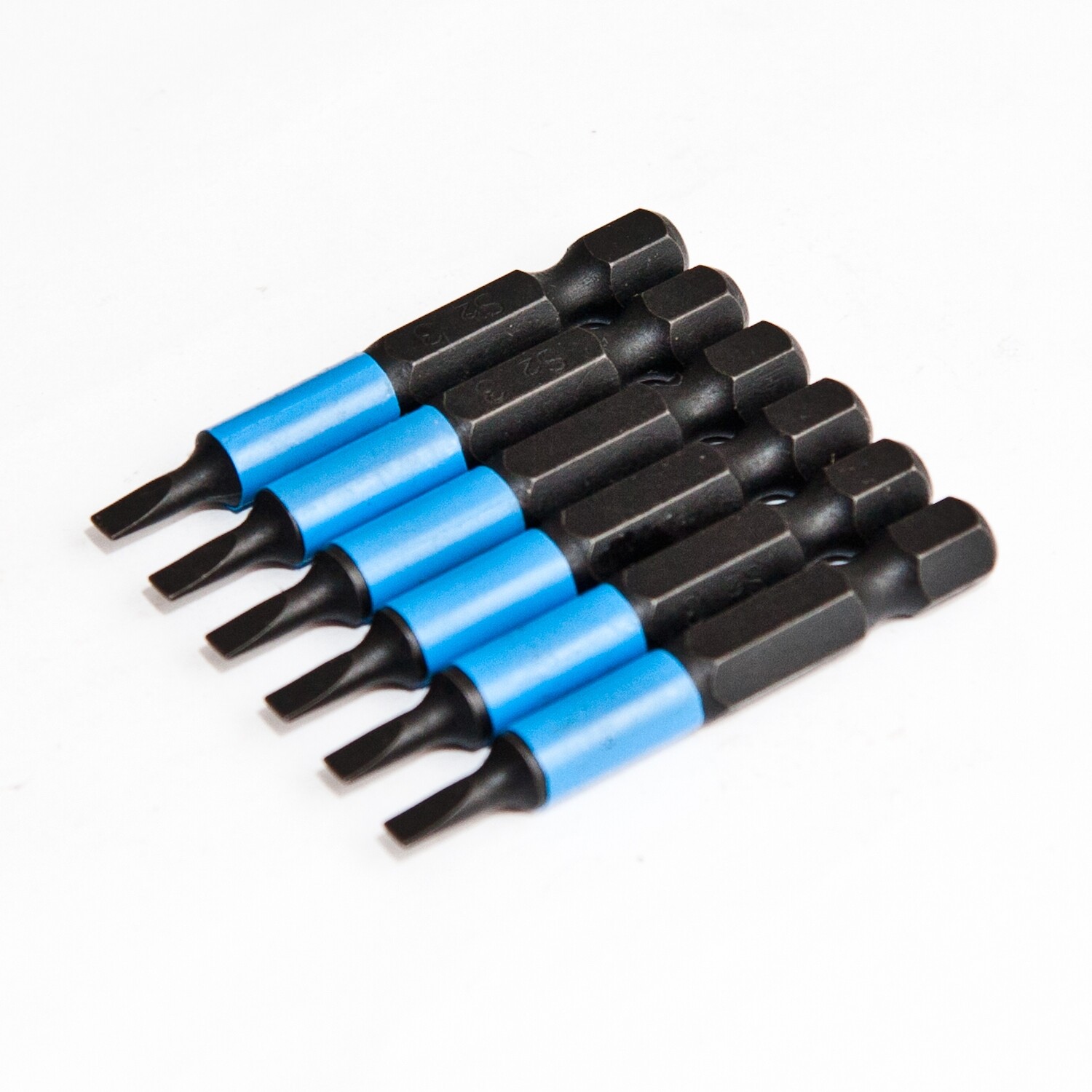 6 x SL0.6 x 3 x 50 mm 1/4 Zoll S2-Stahl High Quality Bits Schrauberbit Schlitz
