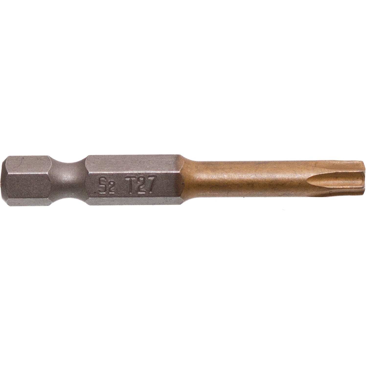 5 x Torx TX27 x 50 mm 1/4 Zoll TiN High Quality Bits Bit Schrauberbit Torx27 T27