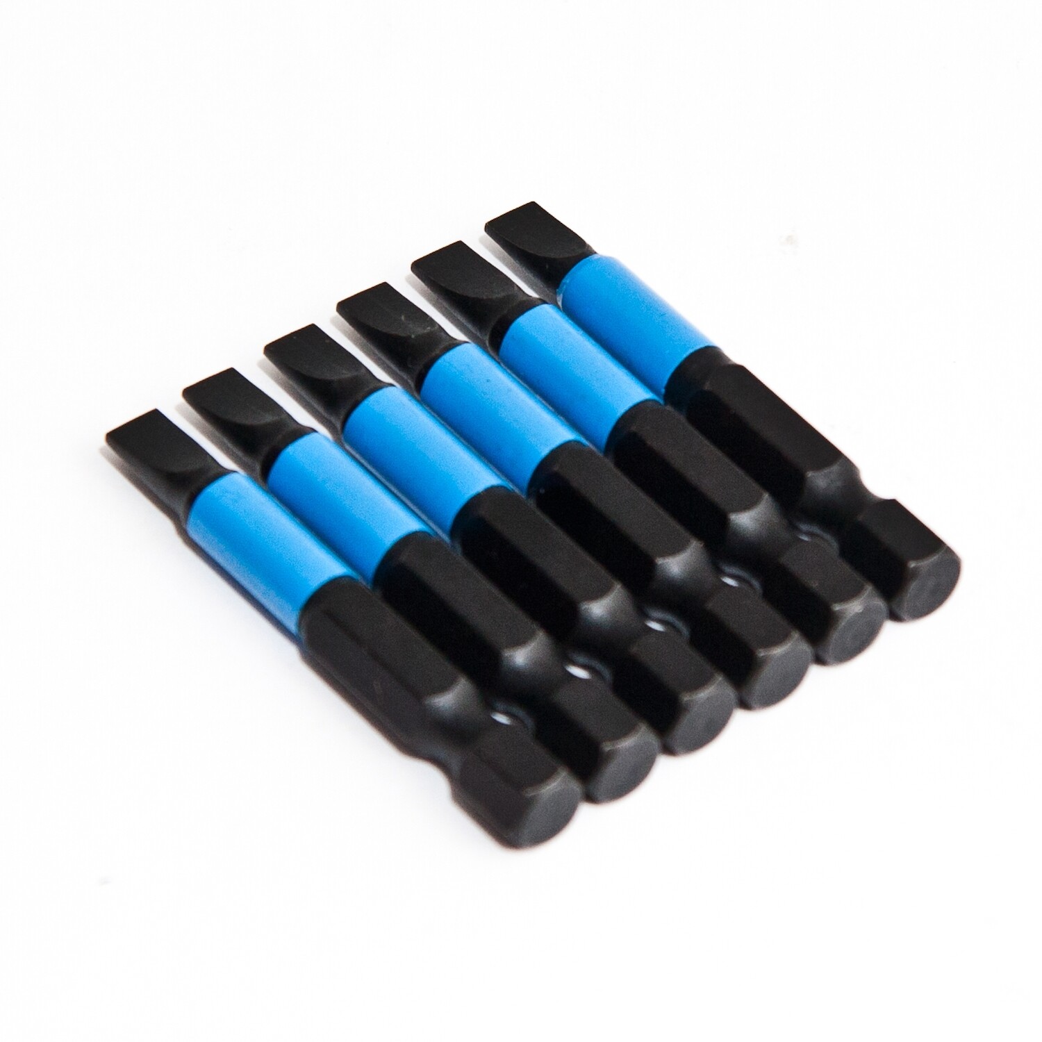 6 x SL1.0 x 5 x 50 mm 1/4 Zoll S2-Stahl High Quality Bits Schrauberbit Schlitz