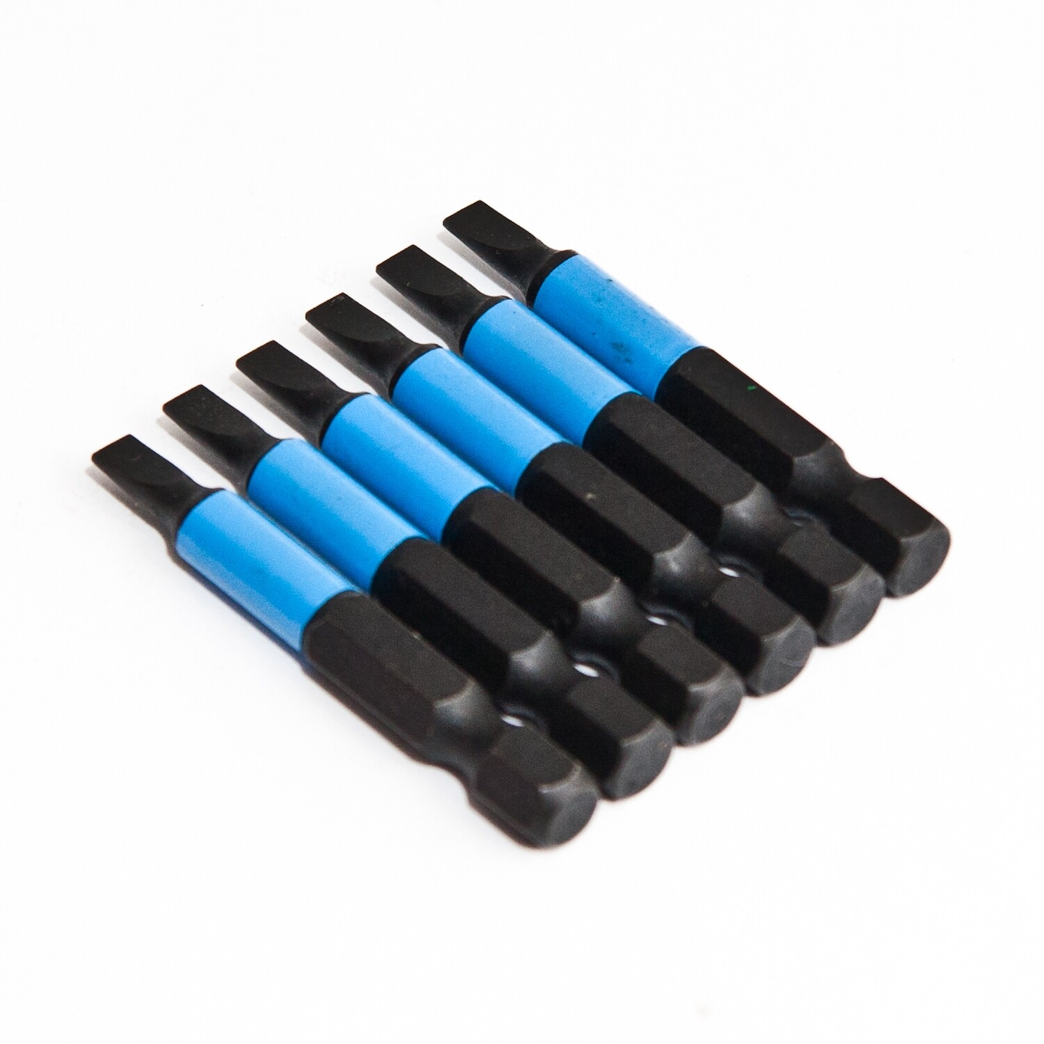 6 x SL0.8 x 4 x 50 mm 1/4 Zoll S2-Stahl High Quality Bits Schrauberbit Schlitz