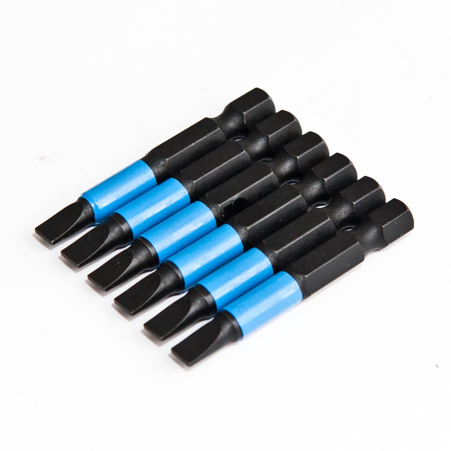 6 x SL1.0 x 5 x 50 mm 1/4 Zoll S2-Stahl High Quality Bits Schrauberbit Schlitz