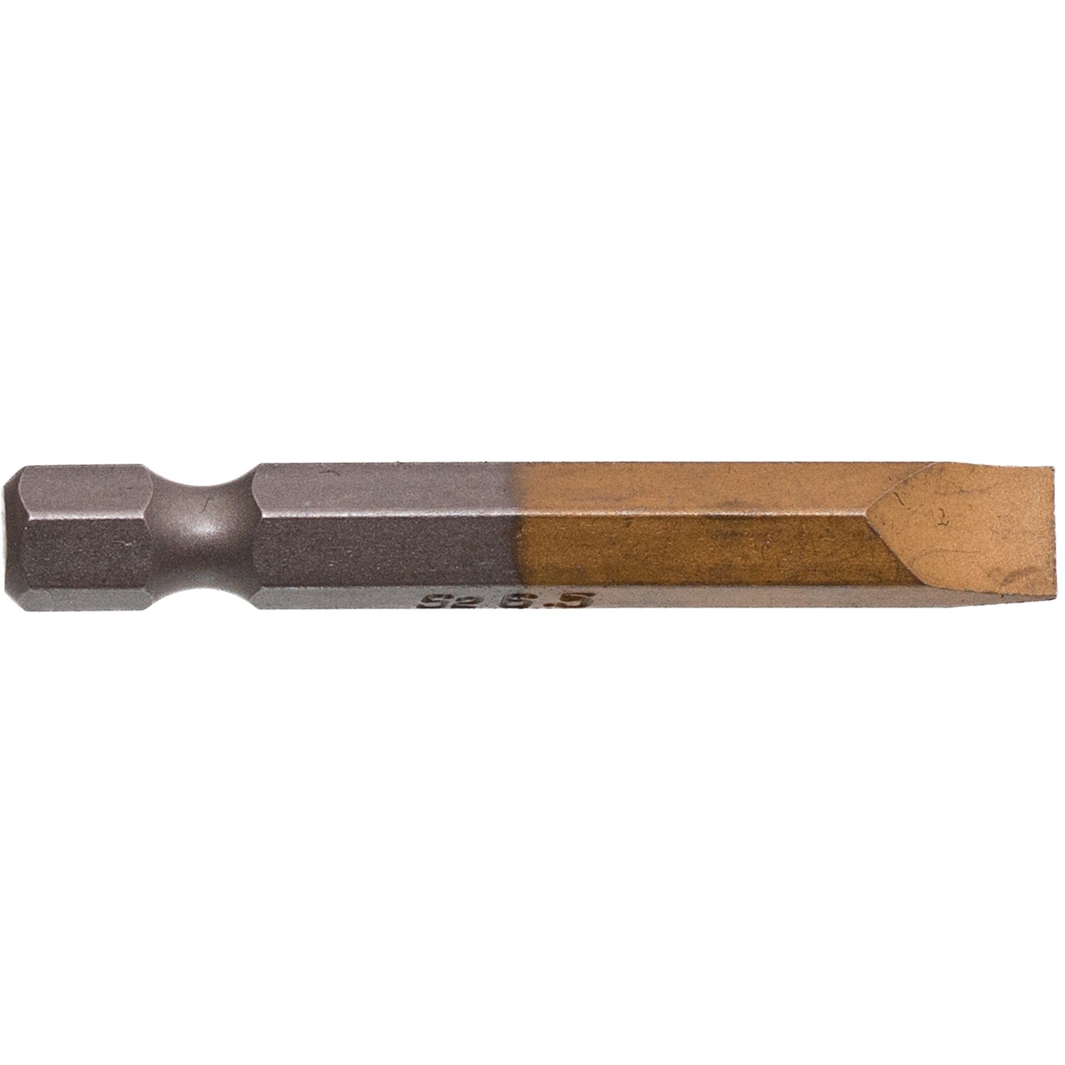 5 x Schlitz Bit 50 mm 1/4" TiN Bit Schrauberbit SL0.6 SL0.8 SL1.0 SL1.2 SL1.6