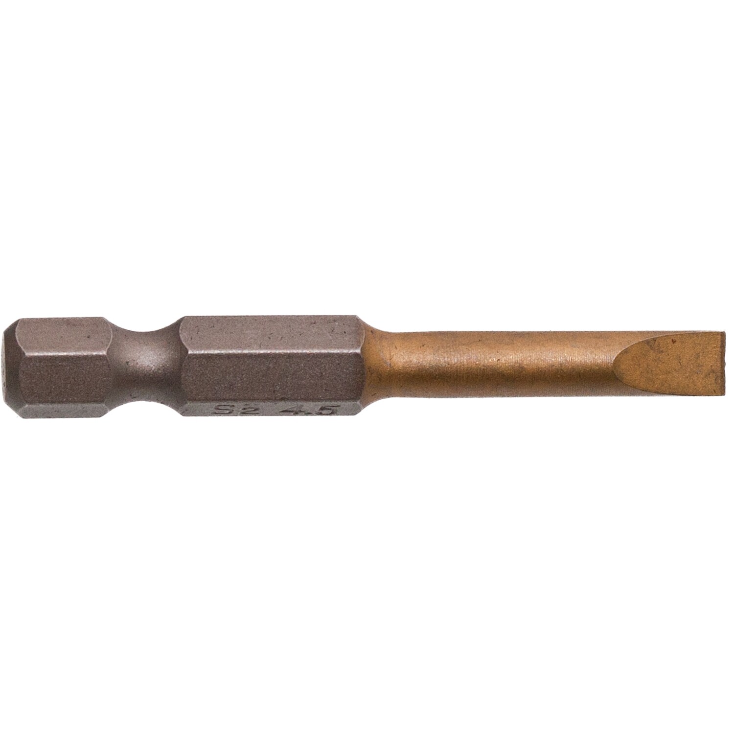 5 x Schlitz Bit 50 mm 1/4" TiN Bit Schrauberbit SL0.6 SL0.8 SL1.0 SL1.2 SL1.6