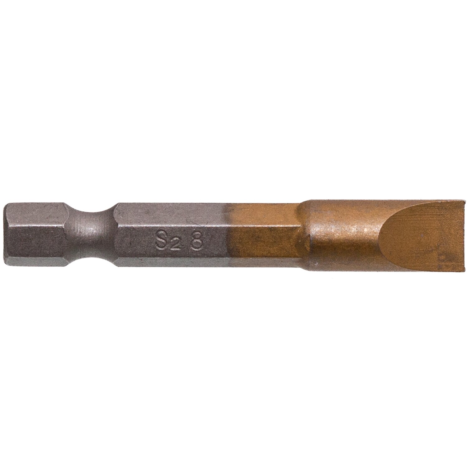 5 x Schlitz Bit 50 mm 1/4" TiN Bit Schrauberbit SL0.6 SL0.8 SL1.0 SL1.2 SL1.6