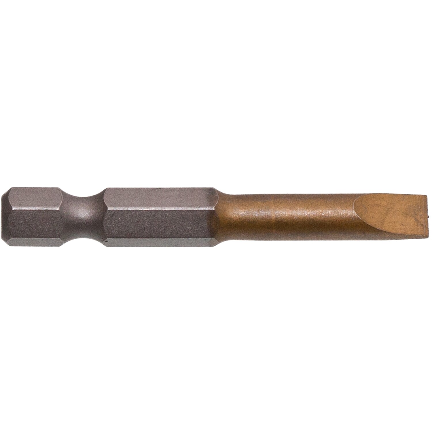 5 x Schlitz Bit 50 mm 1/4" TiN Bit Schrauberbit SL0.6 SL0.8 SL1.0 SL1.2 SL1.6