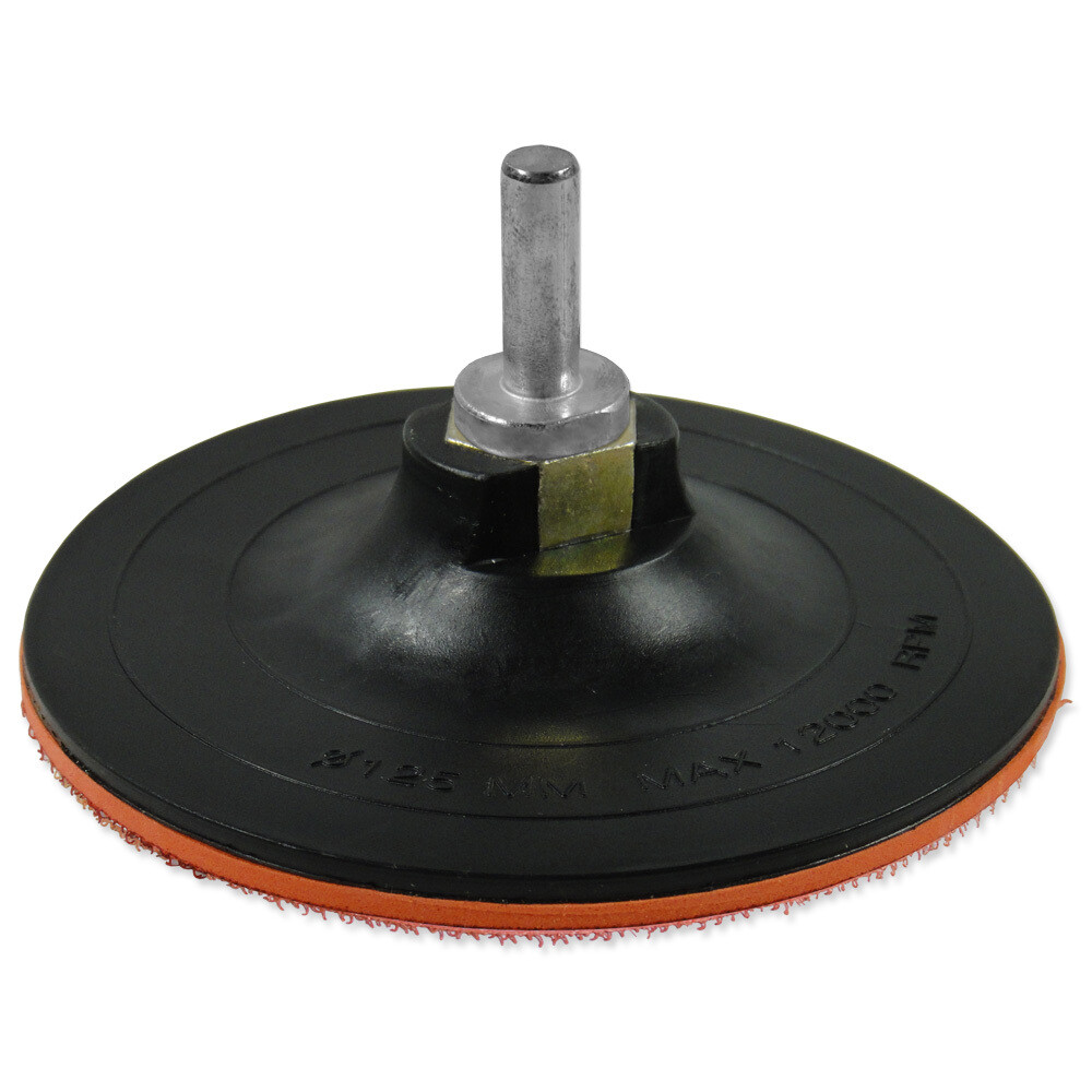 M14 Klett Schleifteller 125 mm Stützteller Klettscheibe Polierteller Polierbezug