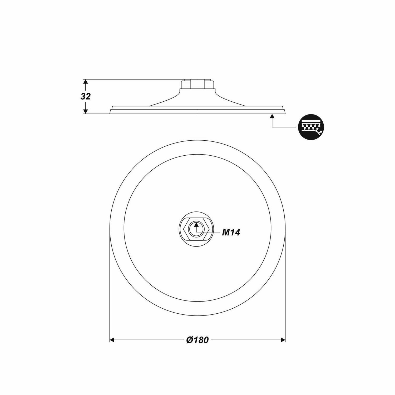 M14 Klett Schleifteller 180 mm Stützteller Klettscheibe Polierteller Polierbezug