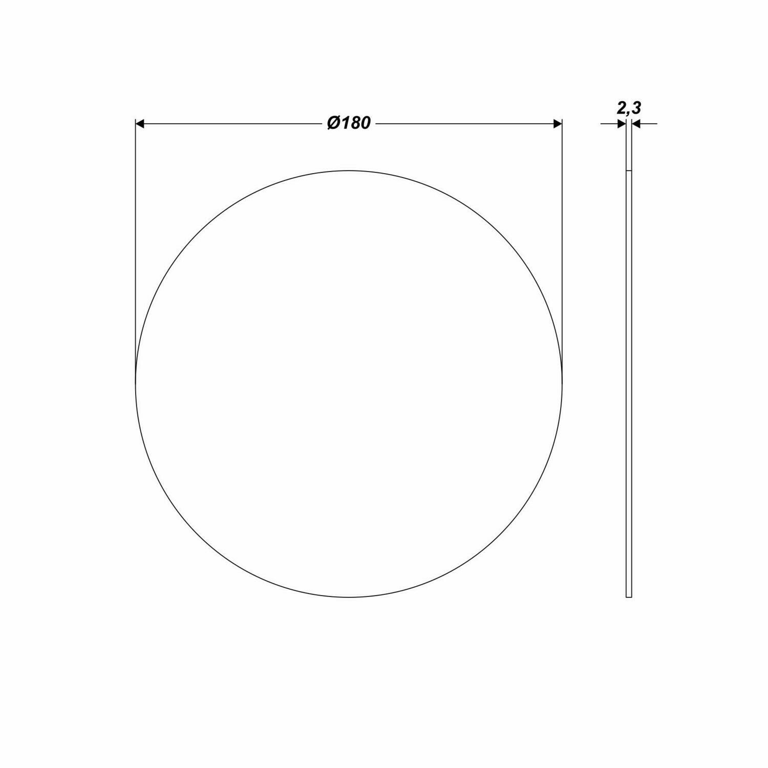 Ø 180 mm Haftscheibe selbstklebend Klett Haftgewebe Klettscheibe Schleifteller