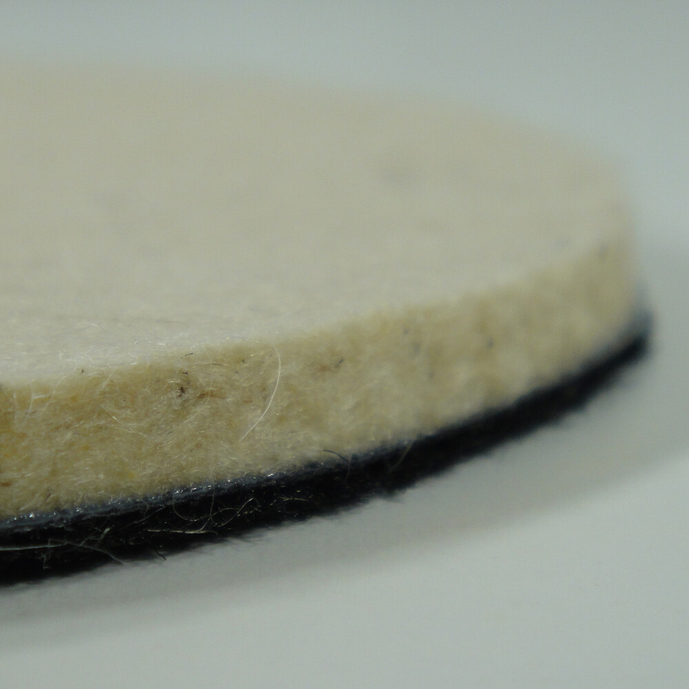180 mm Klett Polierfelt Filz Felt Autolack Polierpad Filzscheibe Schleifscheibe