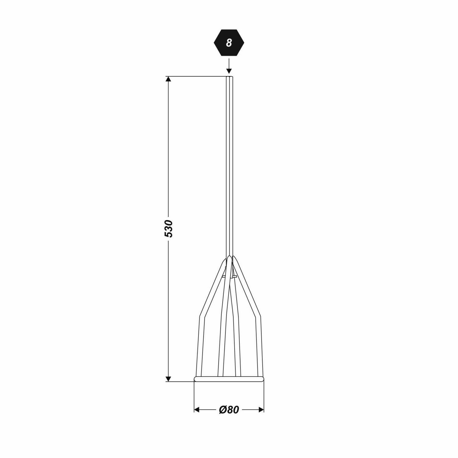 Rührer Ø 80 x 530 mm Gipsrührer Wendelrührer Rührstab Rührkorb Gipsmischer Gips