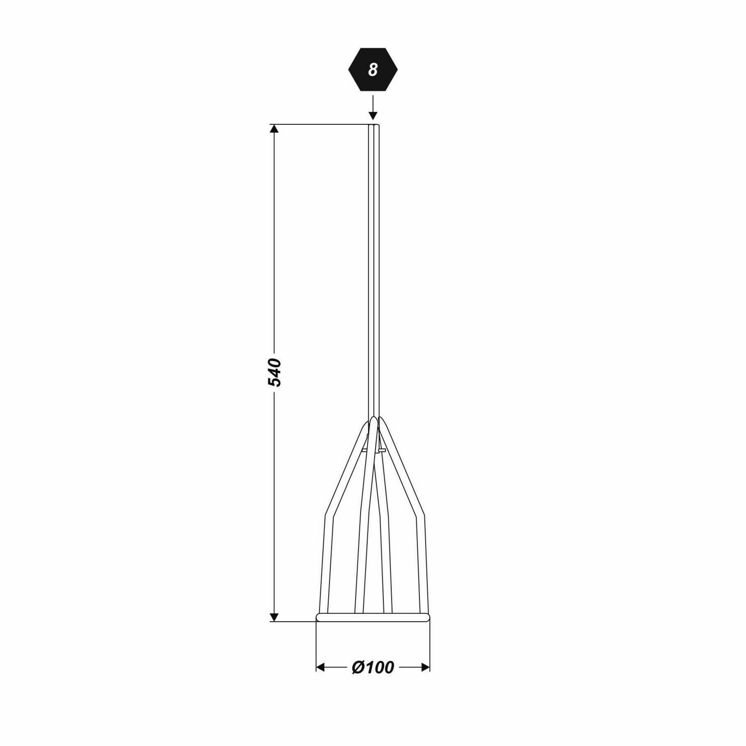 Rührer Ø 100 x 540 mm Gipsrührer Wendelrührer Rührstab Rührkorb Gipsmischer Gips