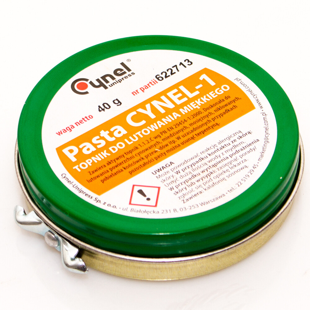 40g Lötfett Flussmittel Cynel 1 Paste Solder zum Löten Weichlöten an Kupfer