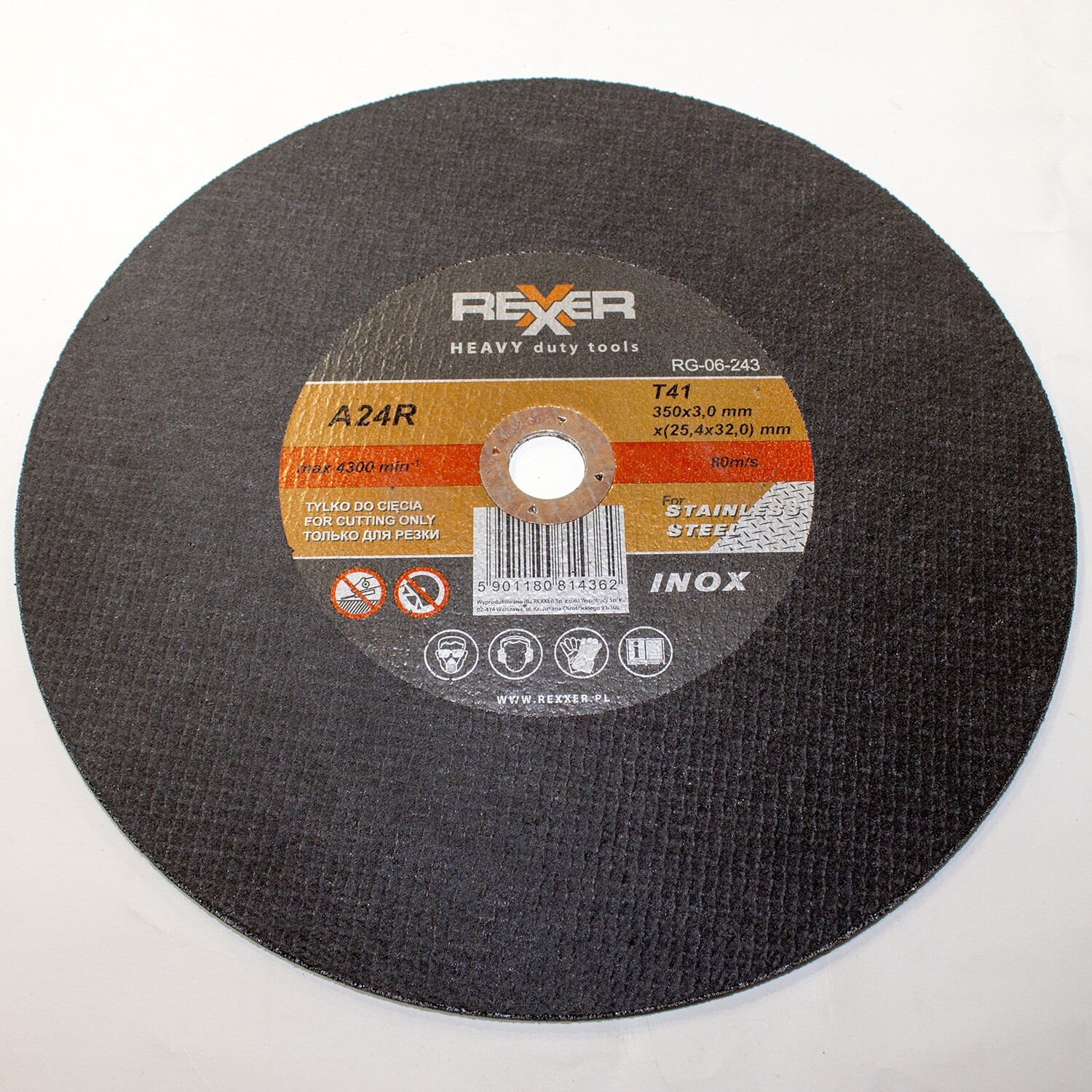 Trennscheibe für Metall INOX [350 x (25,4x32,0) x 3,0 mm]